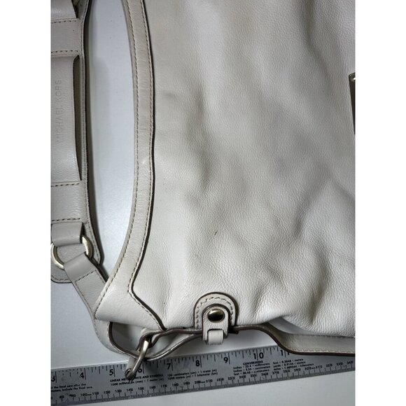 Michael Kors White Leather Tote Bags - Picture 10 of 10